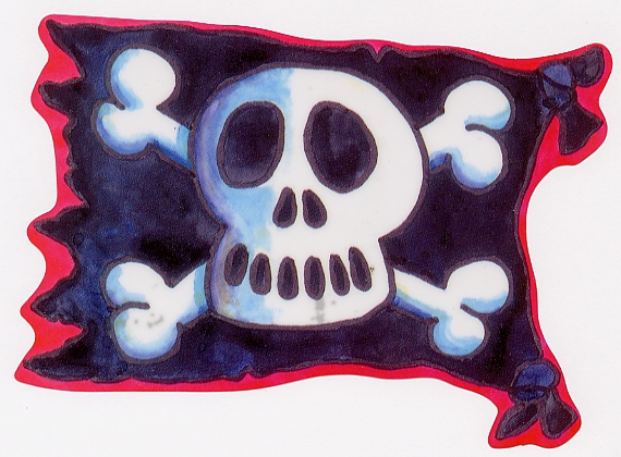 Piratenflagge gross
